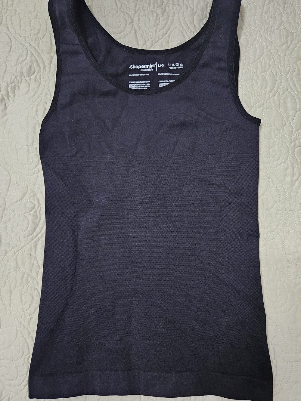 Shapermint Black Scoop Neck Tank